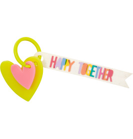 Schlüsselanhänger Herz - Happy together,