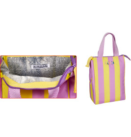 Lunchtasche, flieder&gelb - TO GO