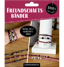 Freundschaftsbänder knüpfen Roségold/Bei