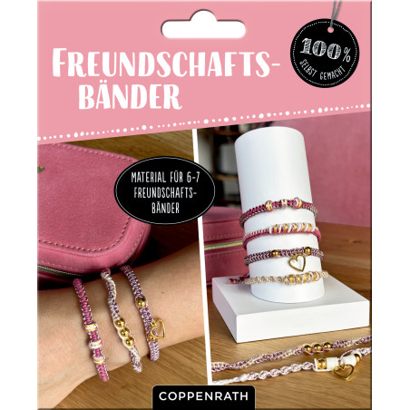 Freundschaftsbänder knüpfen Silber/Schwa