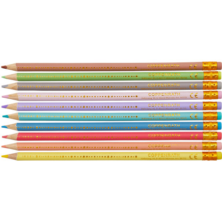 Radierbare Buntstifte Pastell - 100% sel