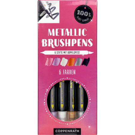 Metallic Brushpens: Beere - 100% selbst