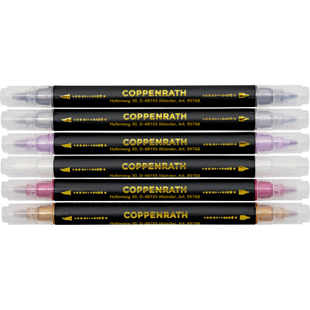 Metallic Brushpens: Beere - 100% selbst
