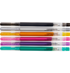 Glitzer-Gelstifte: 6 Farben - 100% selbs