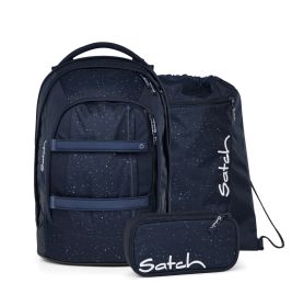 satch pack Schulrucksack Set Night Sky