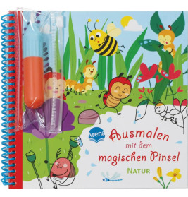 Ausmalen mit dem magischen Pinsel – Natur