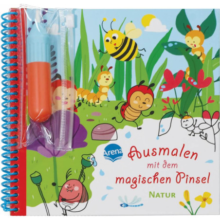 Ausmalen mit dem magischen Pinsel – Natur