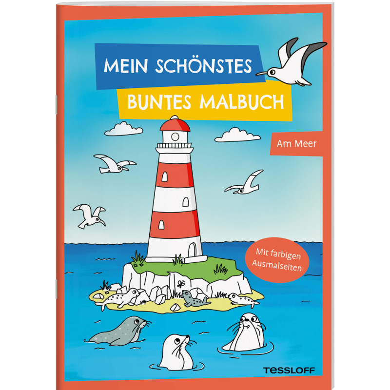 Mein schönstes buntes Malbuch Am Meer