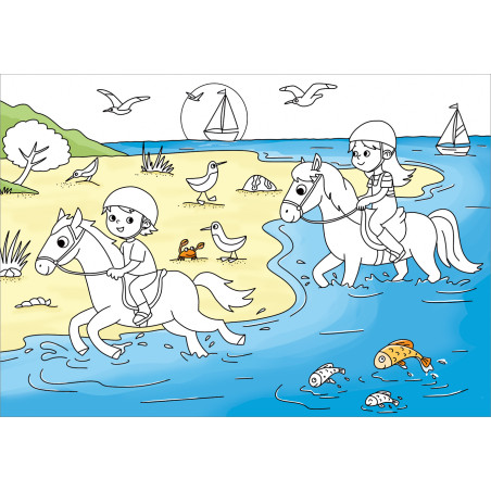 Mein schönstes buntes Malbuch Am Meer
