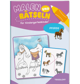 Malen und Rätseln für Kinder Bauernhof