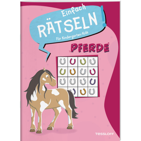 Einfach Rätseln! Für Kinder Pferde