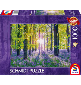 Zarte Glockenblumen im Wald, Puzzle 1.000 Teile