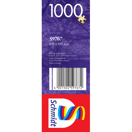 Zarte Glockenblumen im Wald, Puzzle 1.000 Teile