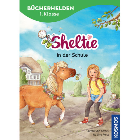 Bücherhelden 1.Kl. Sheltie in der Schule