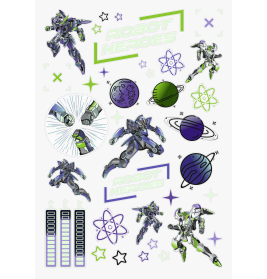 Freundebuch Robot Hero