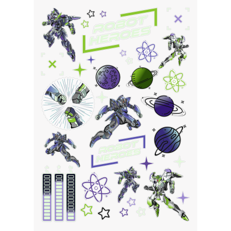 Freundebuch Robot Hero