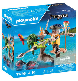 PLAYMOBIL 71795 Pirat mit Balliste