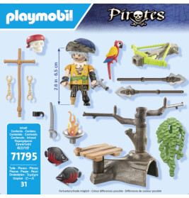 PLAYMOBIL 71795 Pirat mit Balliste