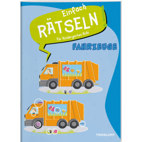 Einfach Rätseln! Für Kinder- gartenkinder Fahrzeuge