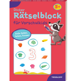 Dicker Rätselblock für Vorschulkids