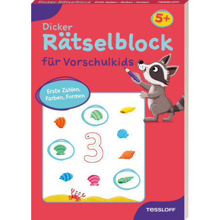 Dicker Rätselblock für Vorschulkids