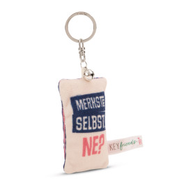 Schlüsselanhänger Mini Plüschkissen Merk