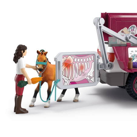 Mobile Tieraerztin mit Anhänger