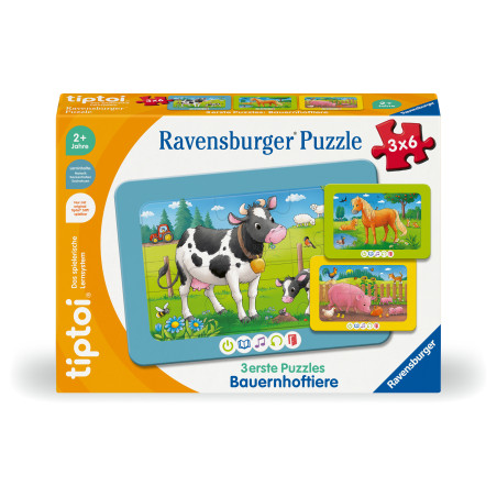 tiptoi® 3 erste Puzzles: Bauernhoftiere