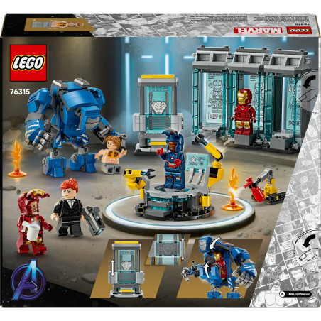 LEGO Marvel Super Heroes Iron Mans Halle der Rüstungen