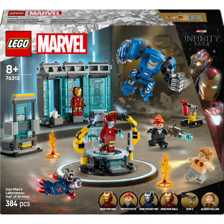 LEGO Marvel Super Heroes Iron Mans Halle der Rüstungen