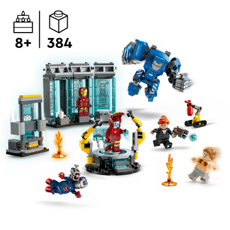 LEGO Marvel Super Heroes Iron Mans Halle der Rüstungen
