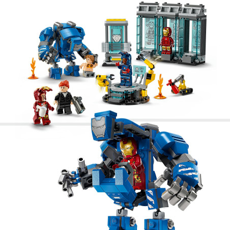 LEGO Marvel Super Heroes Iron Mans Halle der Rüstungen