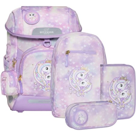 Schulranzen Plus Air Set Unico rn Princess Purple