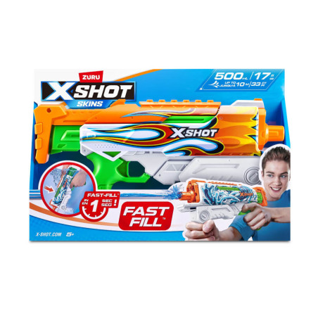 XSHOT Water - Fast-Fill Skins Hyperload Wasserblaster, sortiert