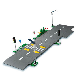60304 Straßenkreuzung mit Ampeln