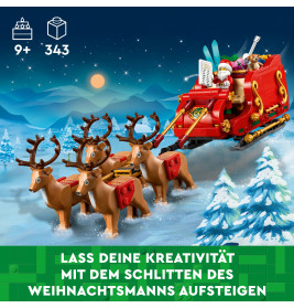 LEGO® Iconic 40499 Schlitten des Weihnachtsmanns