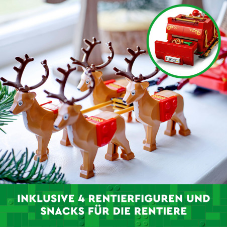 LEGO® Iconic 40499 Schlitten des Weihnachtsmanns