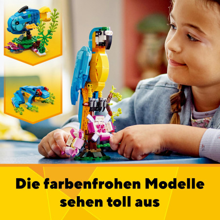 31136 Exotischer Papagei