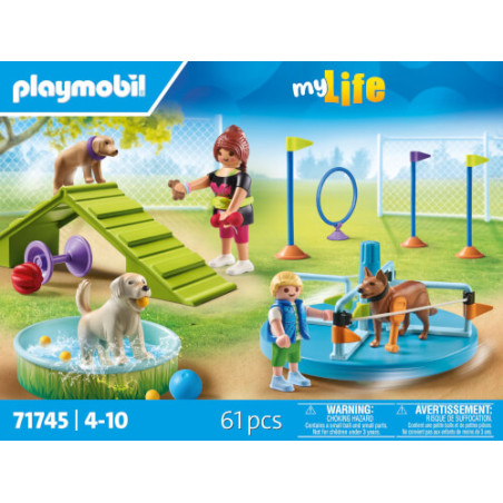 PLAYMOBIL 71745 Hundespielplatz