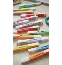 Textmarker swing cool wolkenblau
