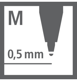 Kugelschreibermine 0,5mm blau