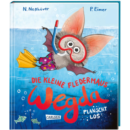 Fledermaus Wegda planscht los