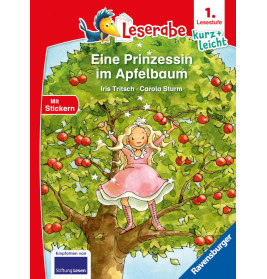 Leserabe - 1. Lesestufe Kurz Eine Prinzessin im Apfel-Baum