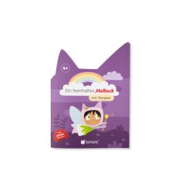 Lila Feen-Malbuch mit Regenbogen und Feen-Illustration, Titel: Ein feenhaftes Malbuch.