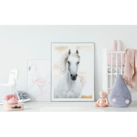 DIAMOND DOTZ® Original Diamond Painting   Imperial Stallion   48 x 65 cm 22.434 Diamant Mosaiksteine