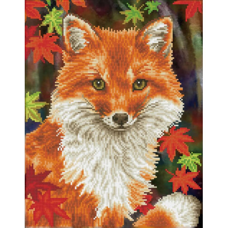 DIAMOND DOTZ® Original Diamond Painting   Foxy 35 x 45 cm 14.758 Diamant Mosaiksteine Kreativset für