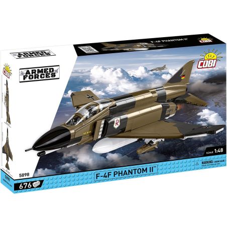 666 PCS ARMED FORCES /5898/ F-4F PHANTOM II