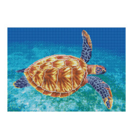 Diamond Painting Meeresschild kröte