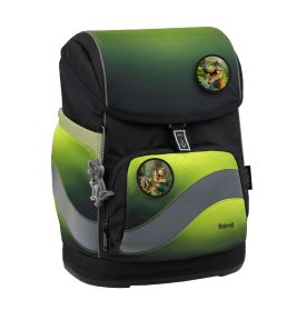 Schulranzen-Set black/green