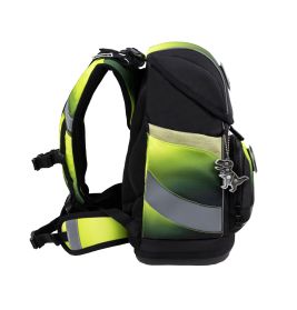 Schulranzen-Set black/green